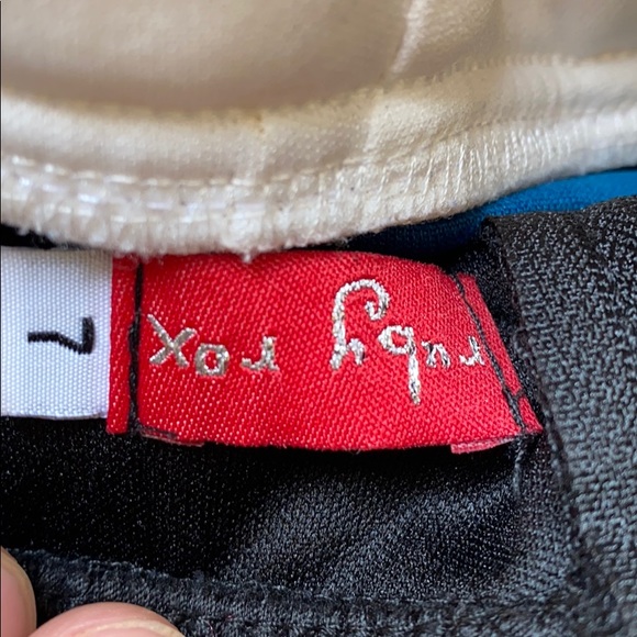 Pretty Black, White and teal dress - Picture 4 of 4